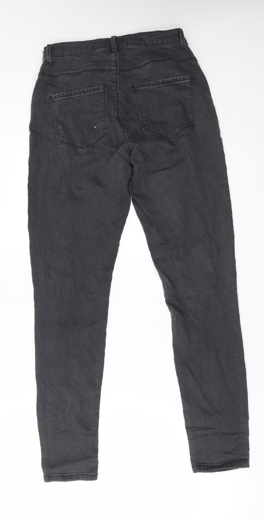 Womens UK Size M Only Regular Fit Skinny Grey Jeans