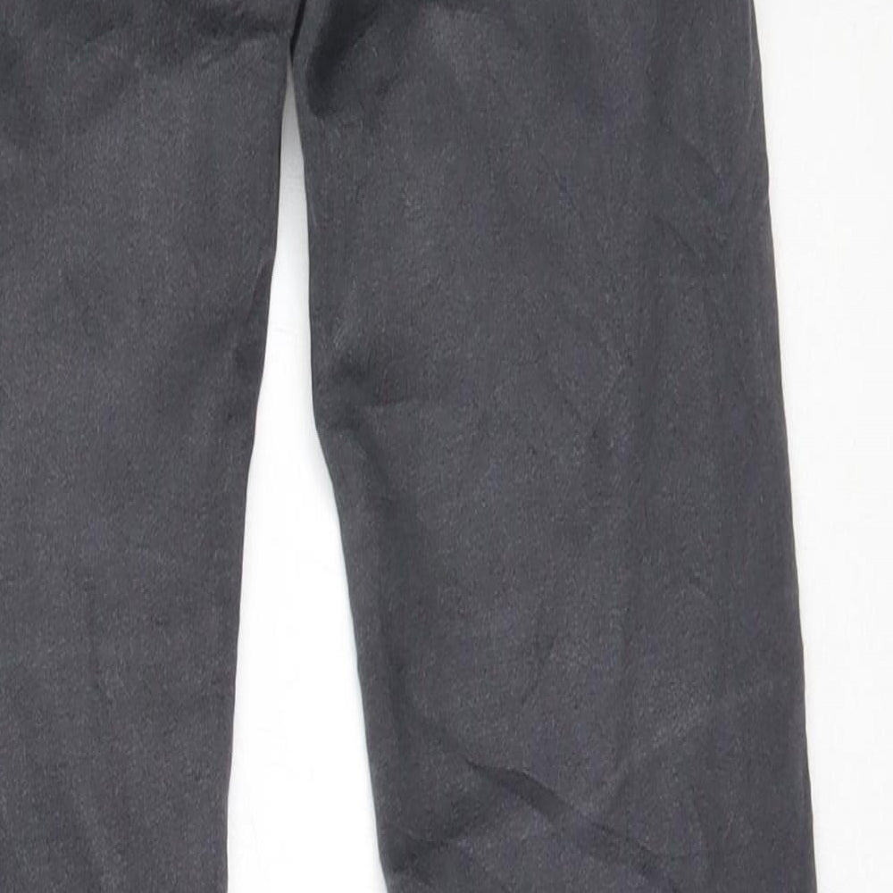 Brand and care label for Bershka women’s grey skinny jeans, size UK 6, 28-inch leg - push up