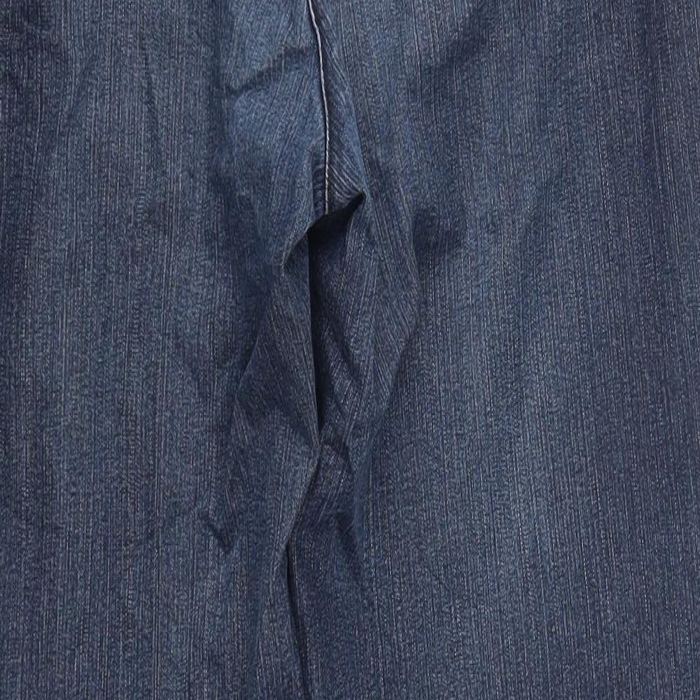 Womens UK Size 12 ZERRES Regular Fit Straight Blue Jeans
