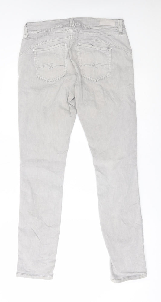 Womens UK Size 27 Street One Regular Fit Straight Grey Jeans