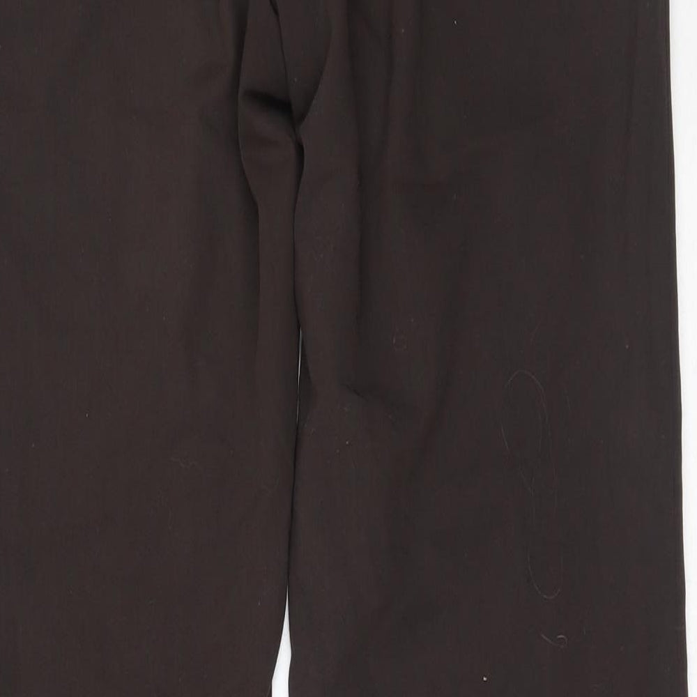 Womens UK Size 12 Camaïeu Regular Fit Brown Trousers