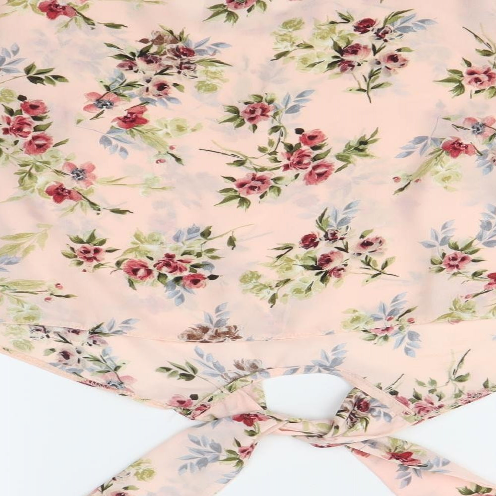 Primark Womens Multicoloured Floral Basic Blouse Size 12