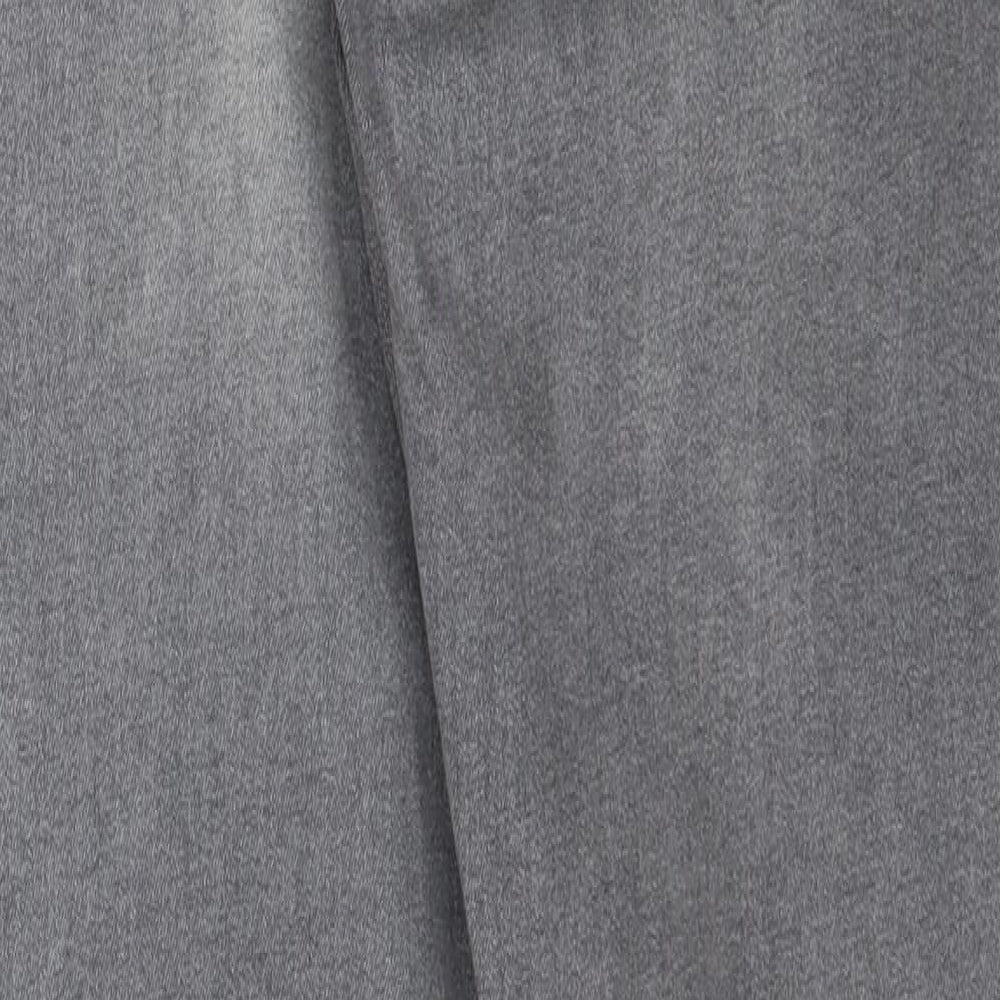 Topshop Womens Grey Denim Skinny Jeans Size 28 L24 in