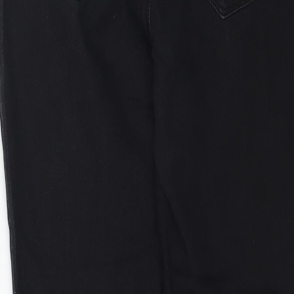 Denim Co. Womens Black Denim Jegging Jeans Size 12 L26 in