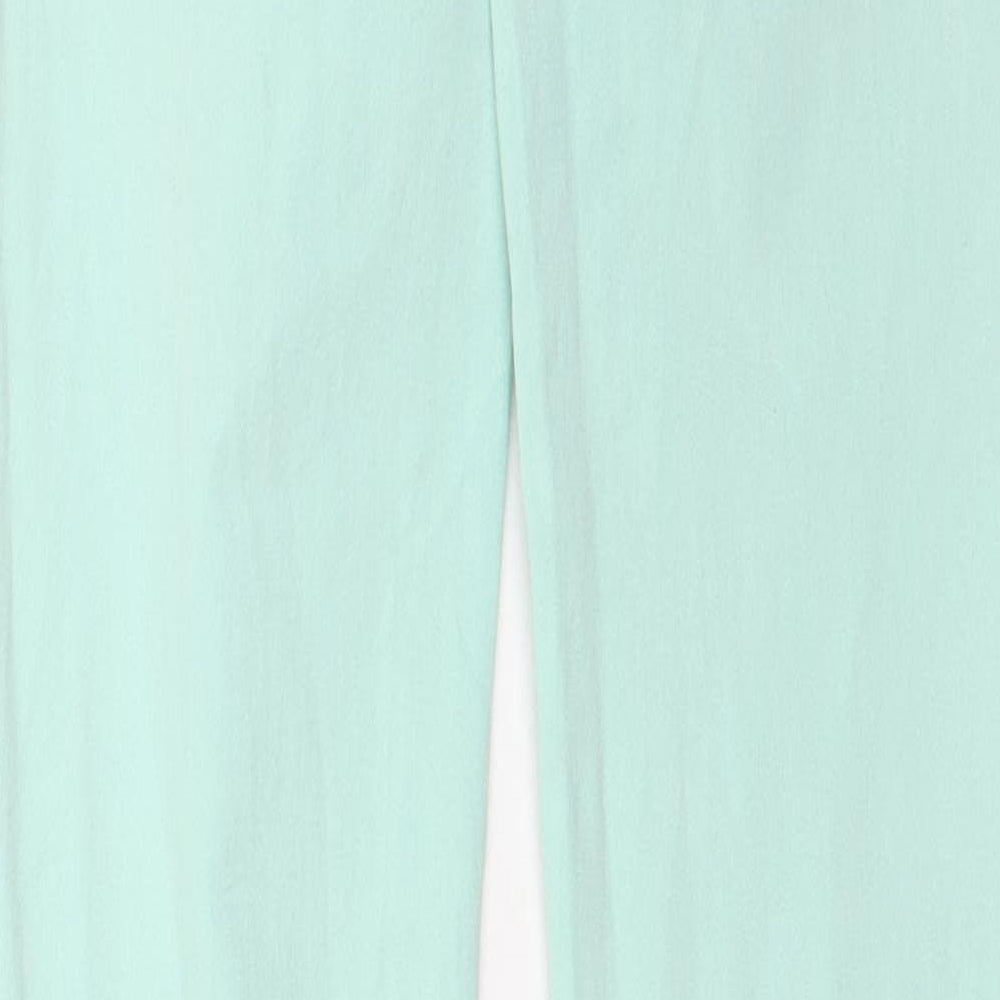 Womens UK Size 4 TALLY WEiJL Regular Fit Skinny Green Jeans