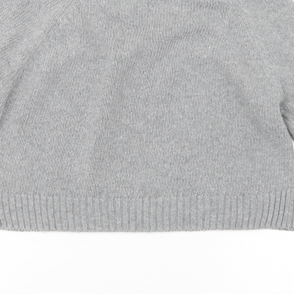 Womens UK Size S Terranova Grey Pullover Jumper