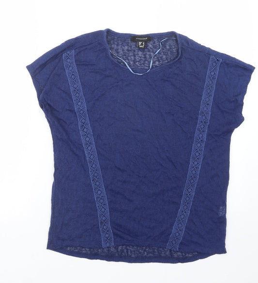 Womens UK Size 12 Atmosphere Blue Pullover Jumper
