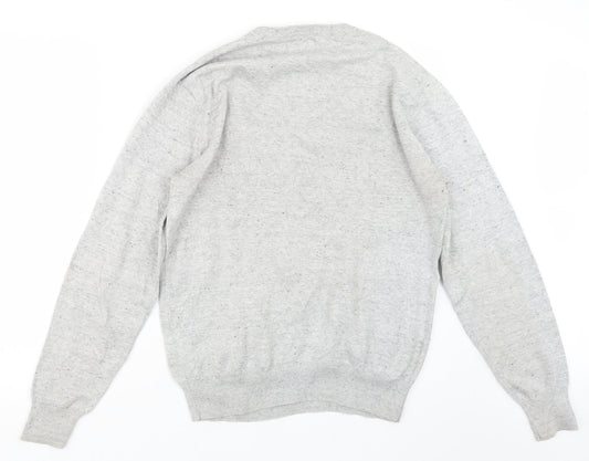 Marks and Spencer Mens Grey Pullover Jumper Size M