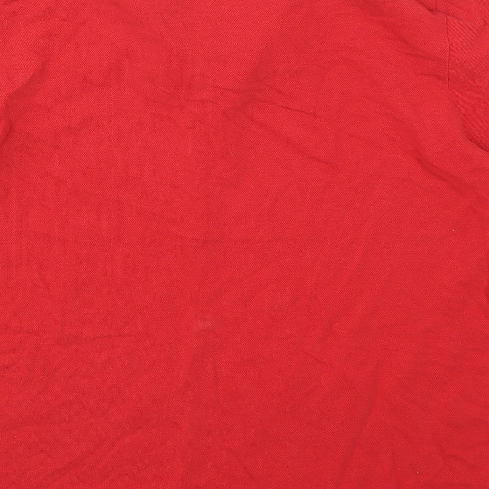 H&M Mens Red Polo Size L