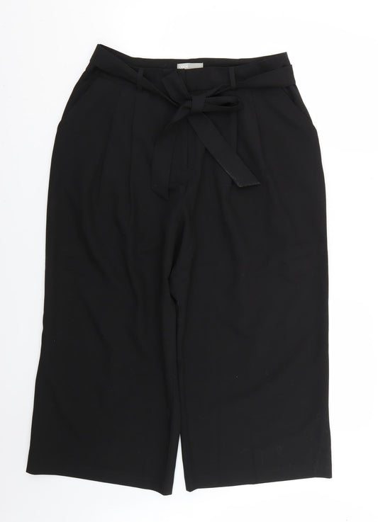 Womens UK Size 16 ASOS Regular Fit Black Trousers