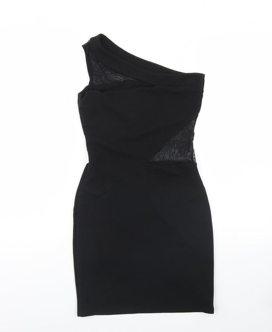 Additional front view of TFNC women’s black mini, size S