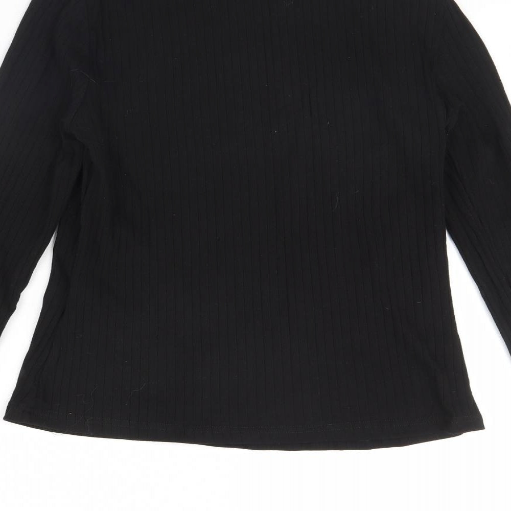 Shein Womens Black Basic Blouse Size XL