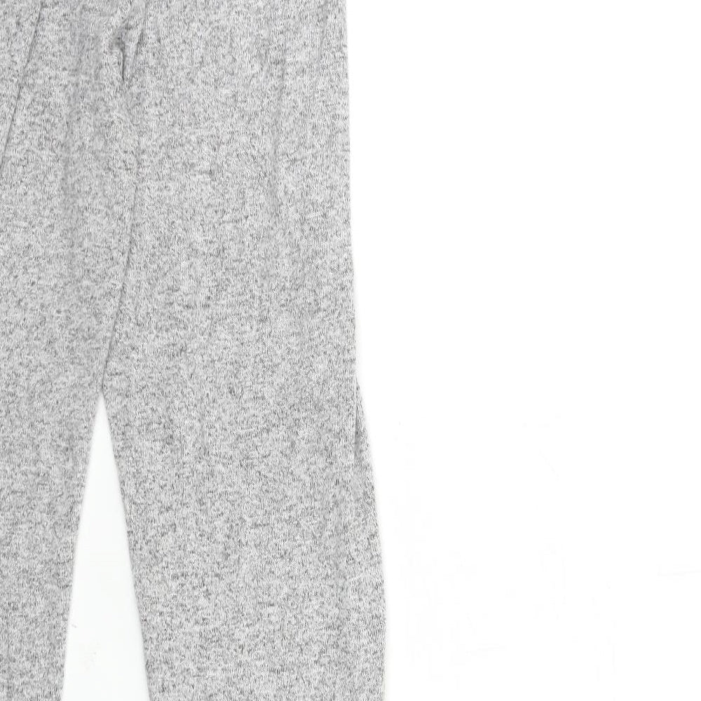 Brand and care label for Matalan women’s grey sweatpants, size S, 28-inch leg