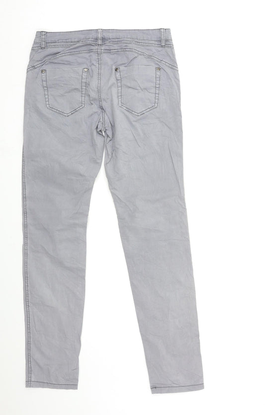 Street One Womens Grey Snow Pants Trousers Size 34 in L32 in