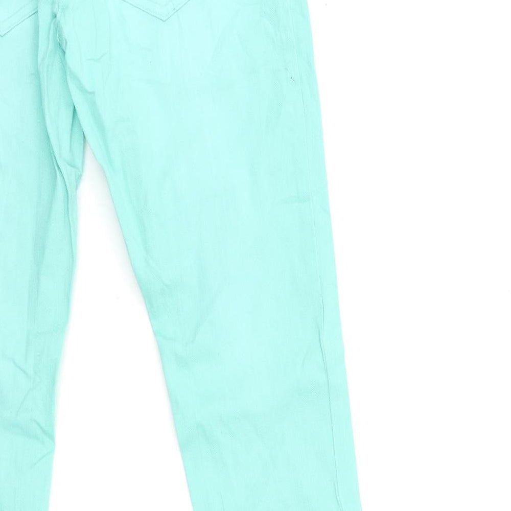 Yigga Girls Green Denim Skinny Jeans Size 12-13 Years