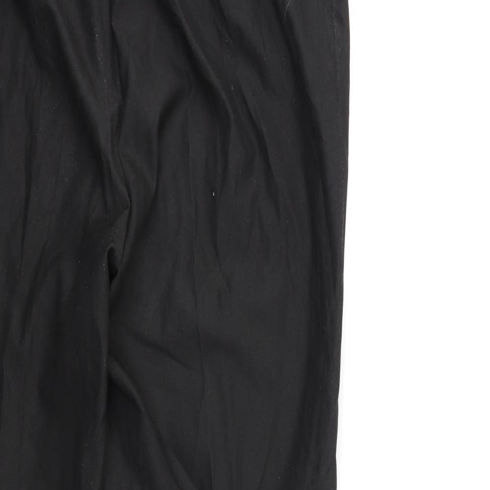 Womens UK Size 38 in Preworn Regular Fit Black Trousers