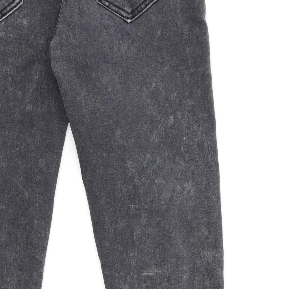 Womens UK Size 28 in Preworn Regular Fit Skinny Grey Jeans