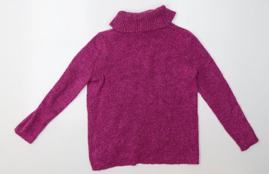 Womens UK Size 12 Marks and Spencer Purple Pullover Sweatshirt