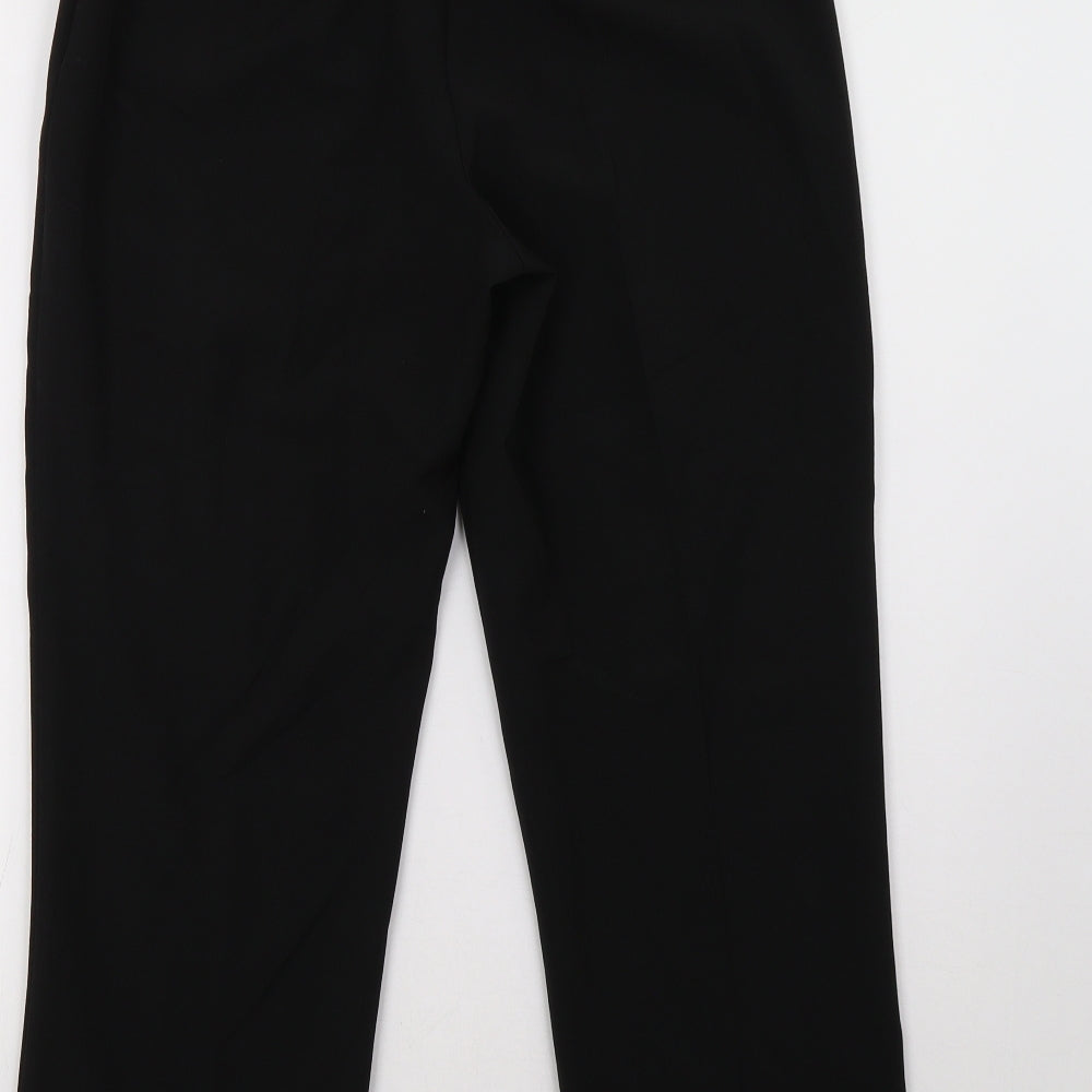 BM Womens Black Trousers Size 12 L28 in