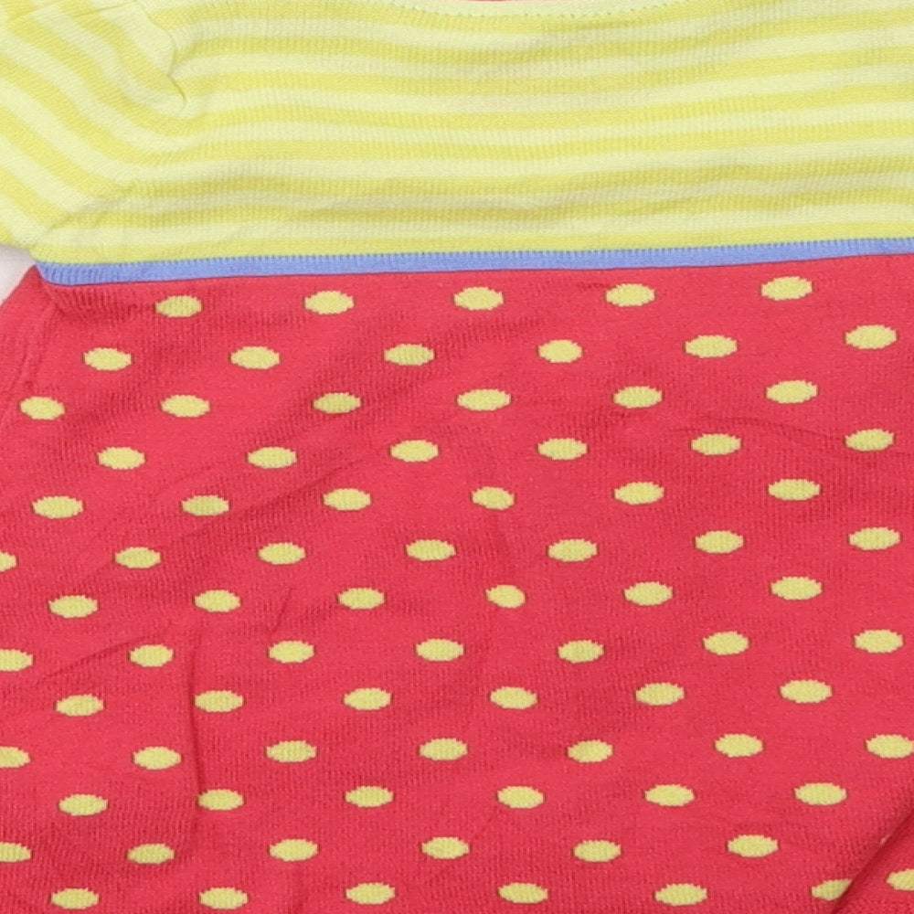 Marks and Spencer Girls Yellow Polka Dot A-Line Size 36 Months