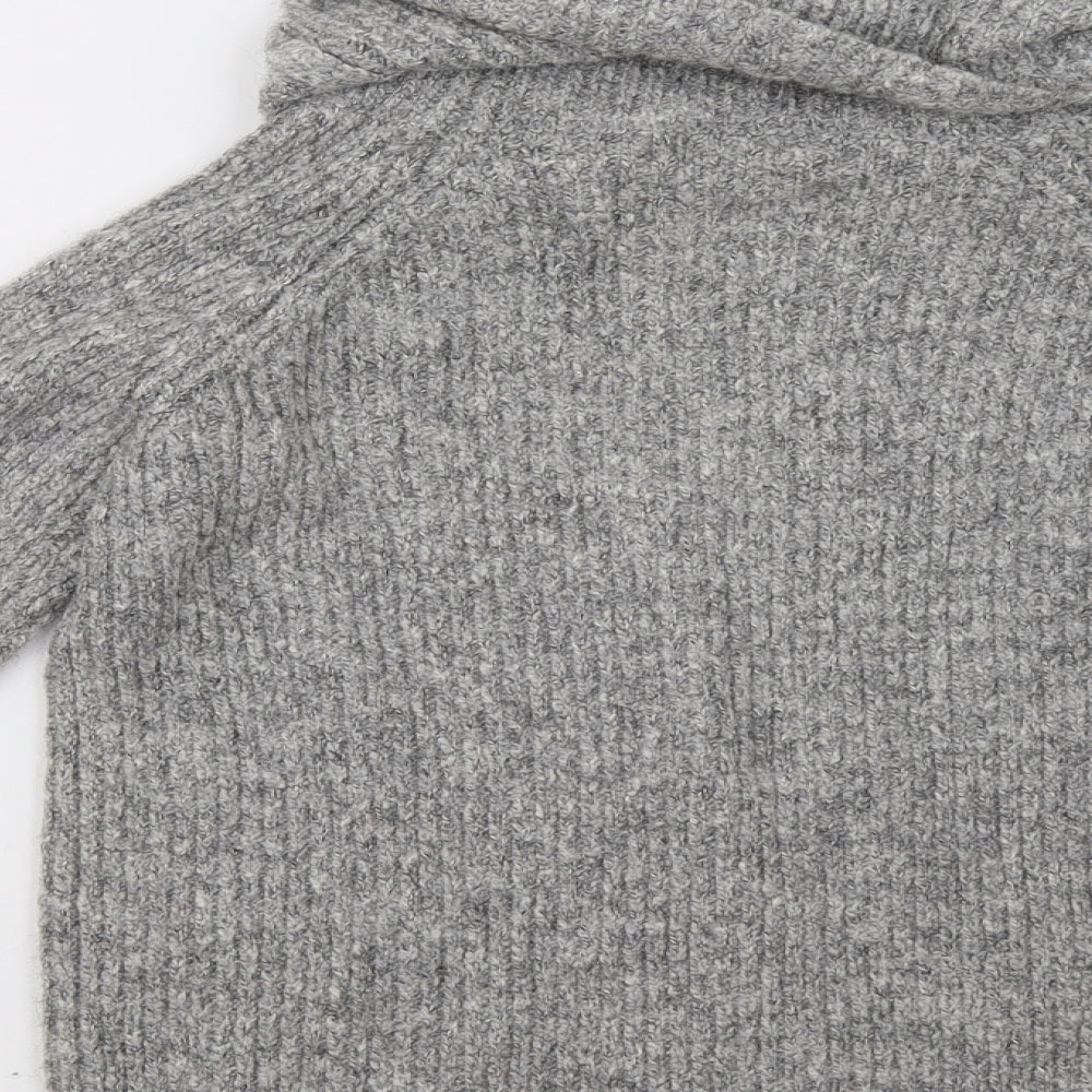 Brand and care label for Matalan women’s grey pullover sweatshirt, size S