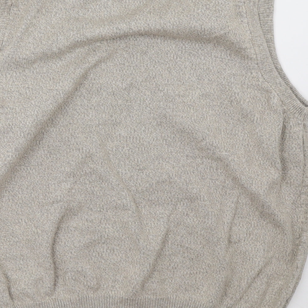 Mens UK Size S Marks and Spencer Beige Pullover Sweatshirt