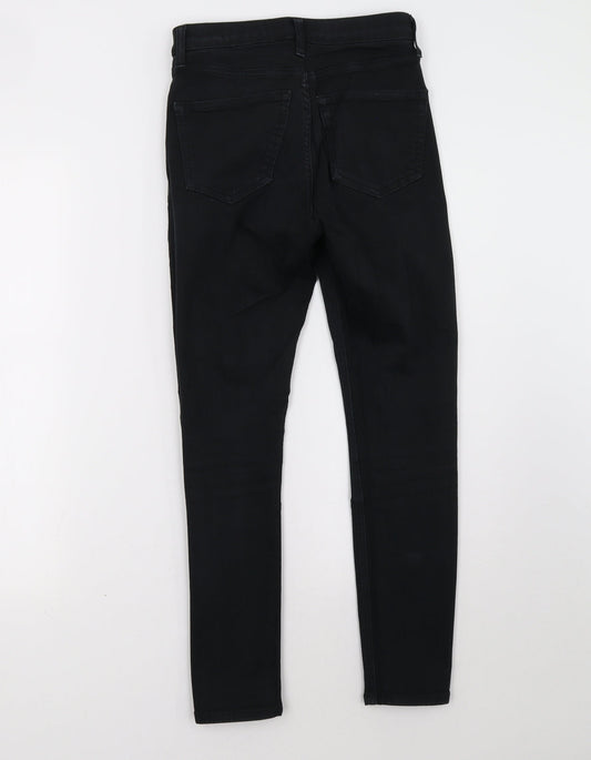 Topshop Womens Black Skinny Jeans Size 26 L30 in