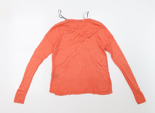 H&M Womens Pink Pullover Sweatshirt Size M