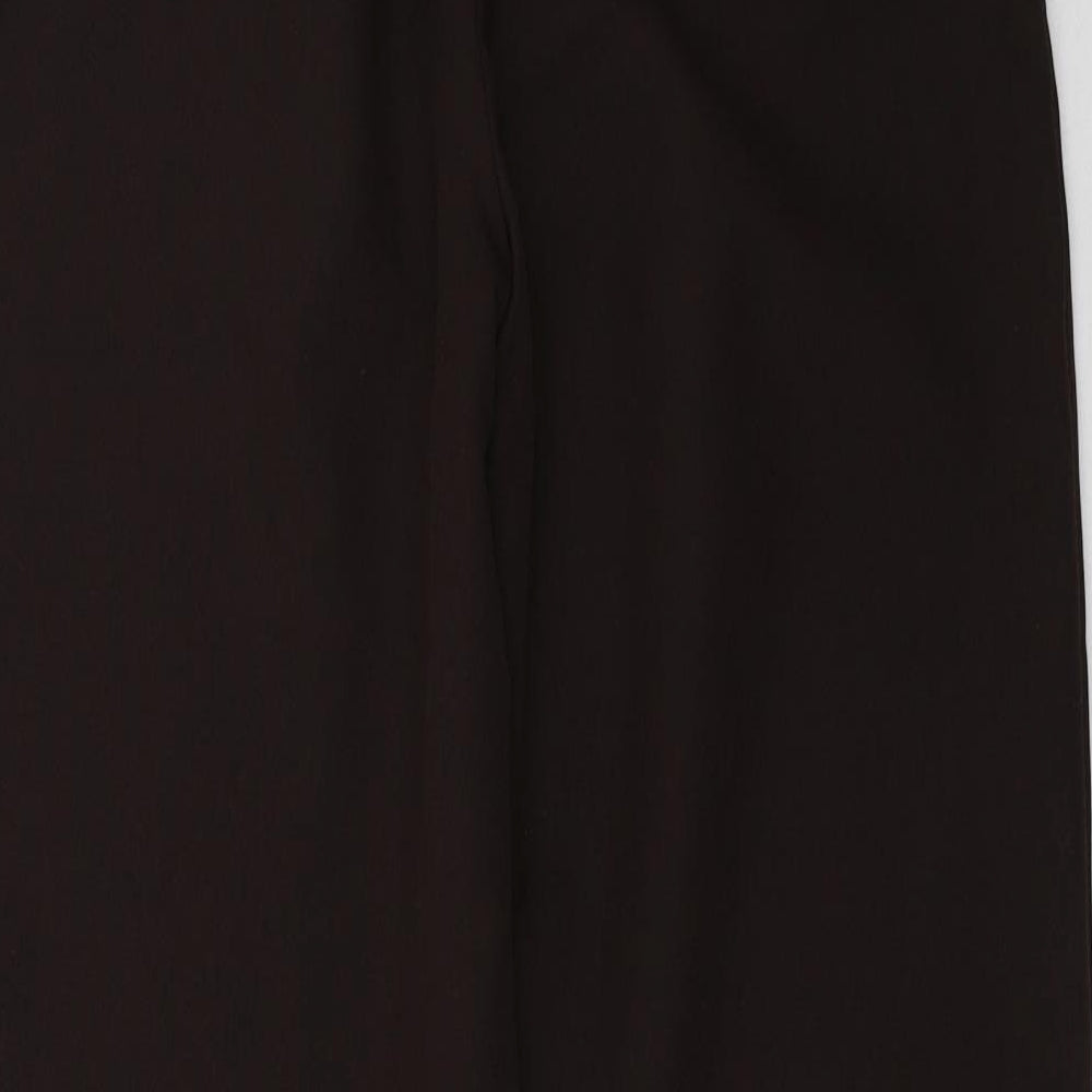 Womens UK Size 4 Missguided Regular Fit Brown Trousers