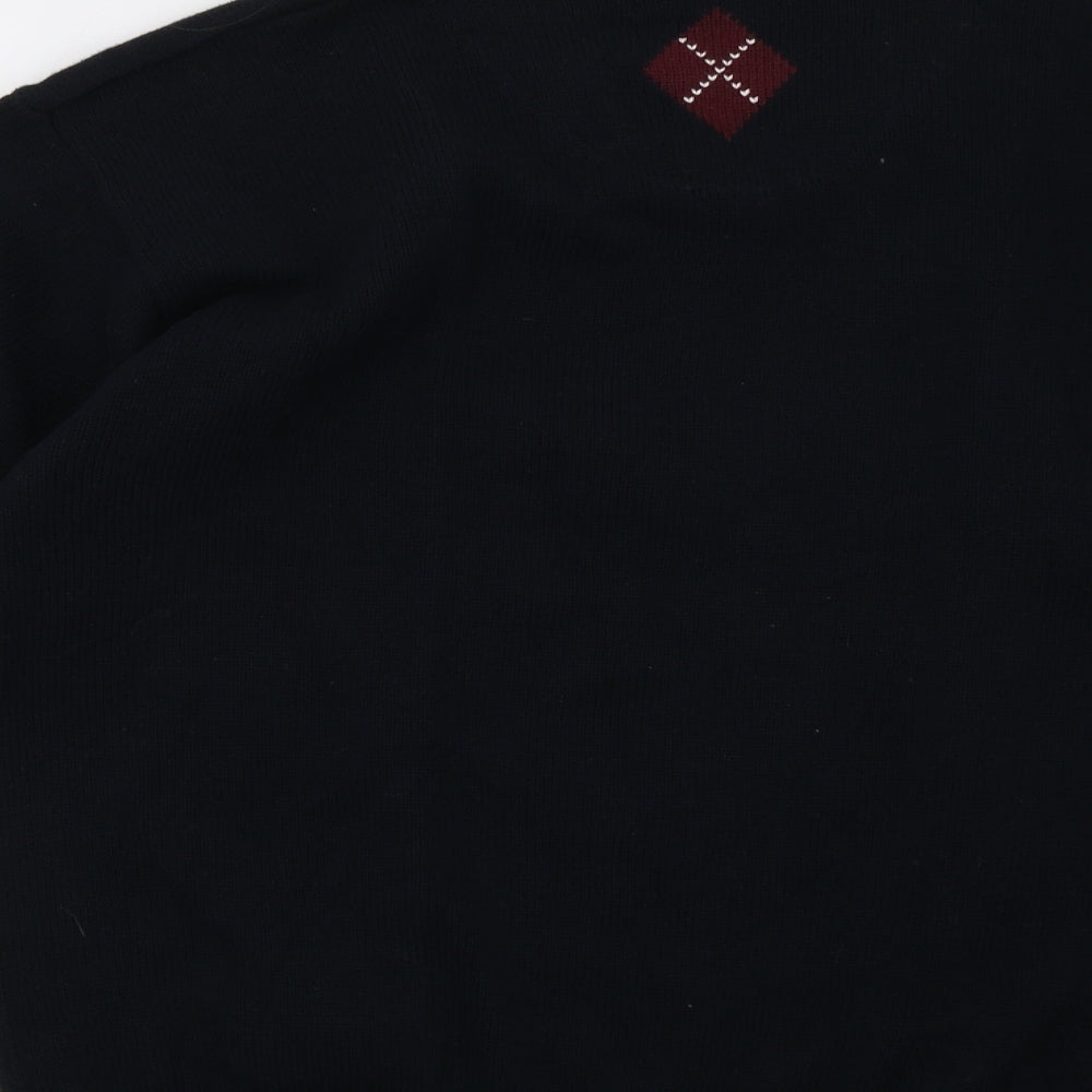 Mens UK Size L Debenhams Blue Pullover Sweatshirt