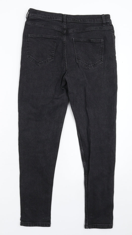 Marks and Spencer Womens Black Denim Skinny Jeans Size 10 L26 in