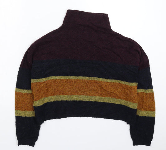 Womens UK Size M New Look Multicoloured Pullover Jumper