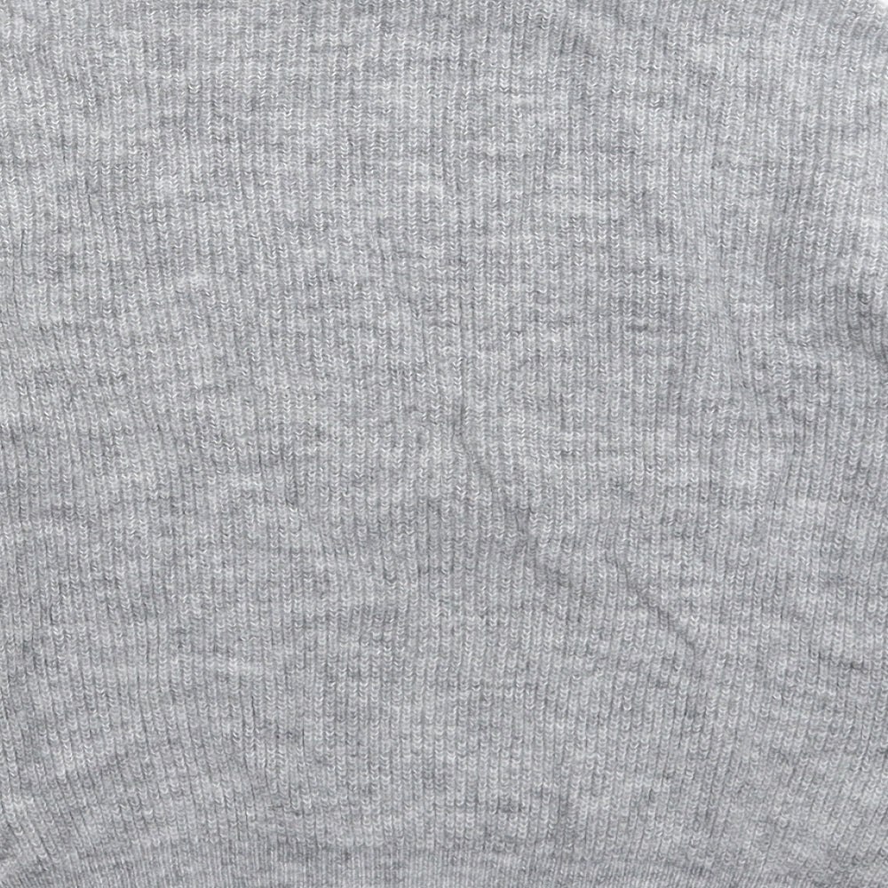 Womens UK Size S Mango Grey Pullover Jumper