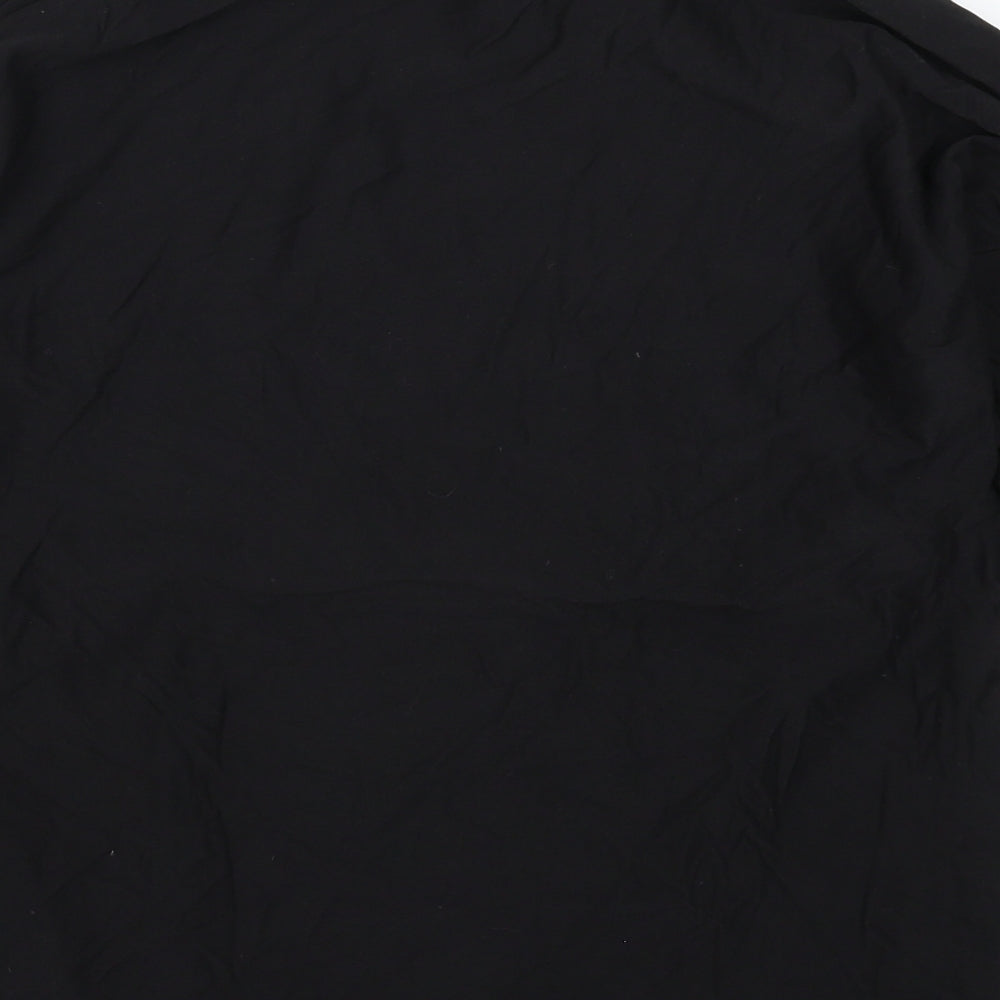 F&F Womens Black Basic T-Shirt Size 8