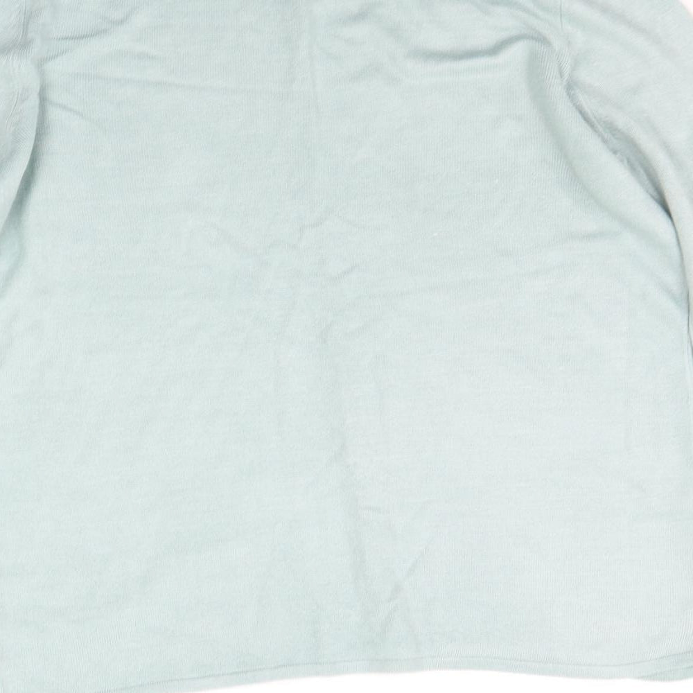 LOVE KNITWEAR Womens Green Pullover Jumper Size 12