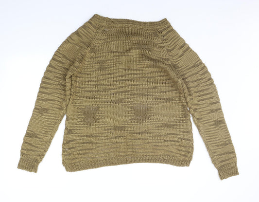 Womens UK Size 14 New Look Beige Pullover Jumper