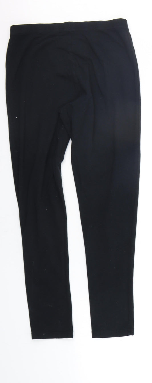 George Womens Black Jegging Leggings Size L L25 in