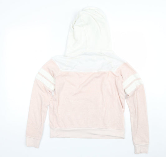Womens UK Size S FOREVER 21 Pink Pullover Hoodie
