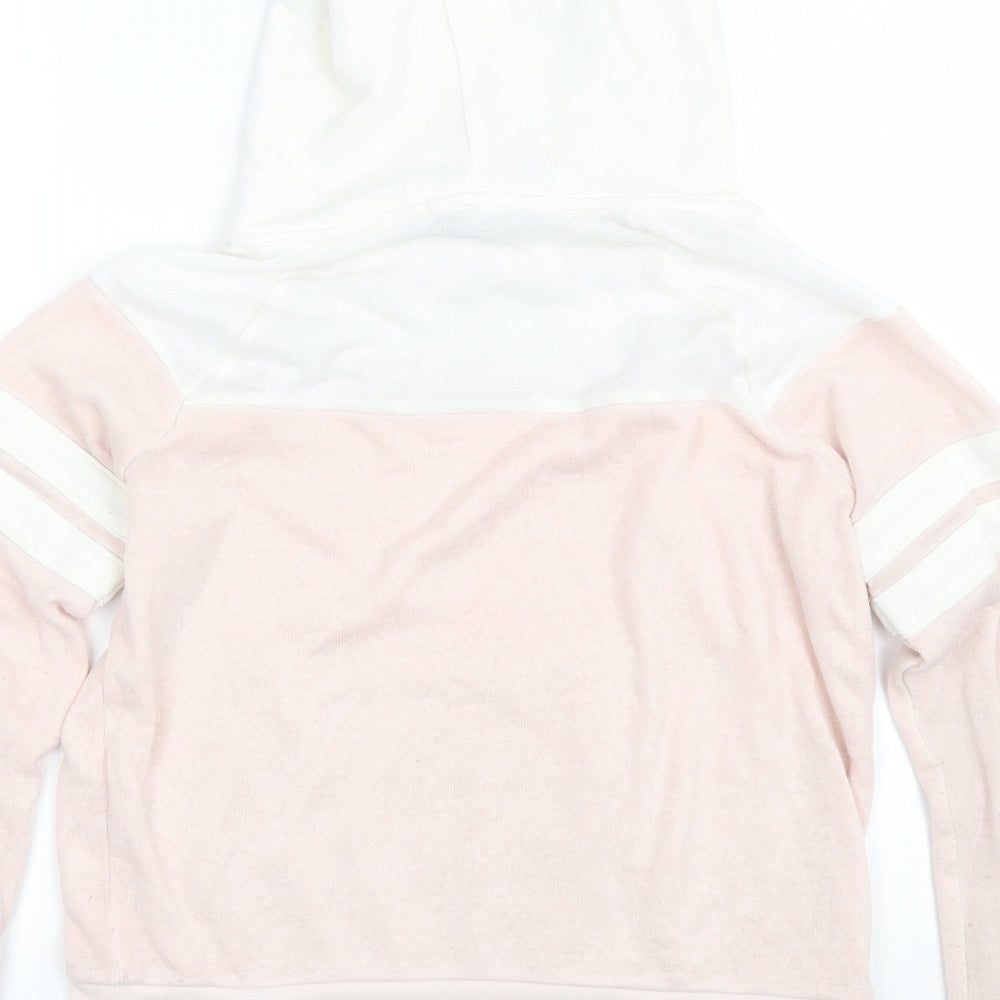 Womens UK Size S FOREVER 21 Pink Pullover Hoodie
