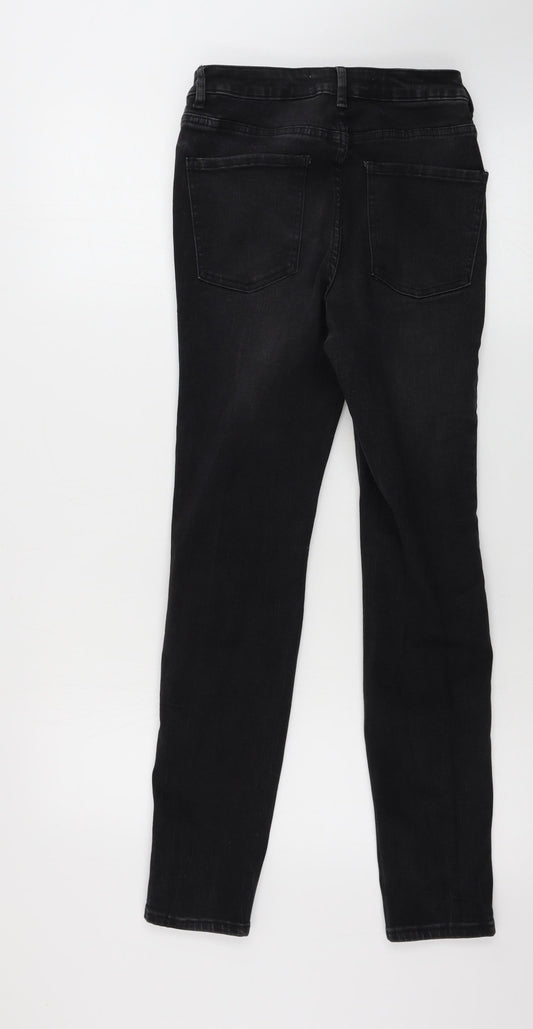 NEXT Womens Grey Skinny Jeans Size 8 L26 in