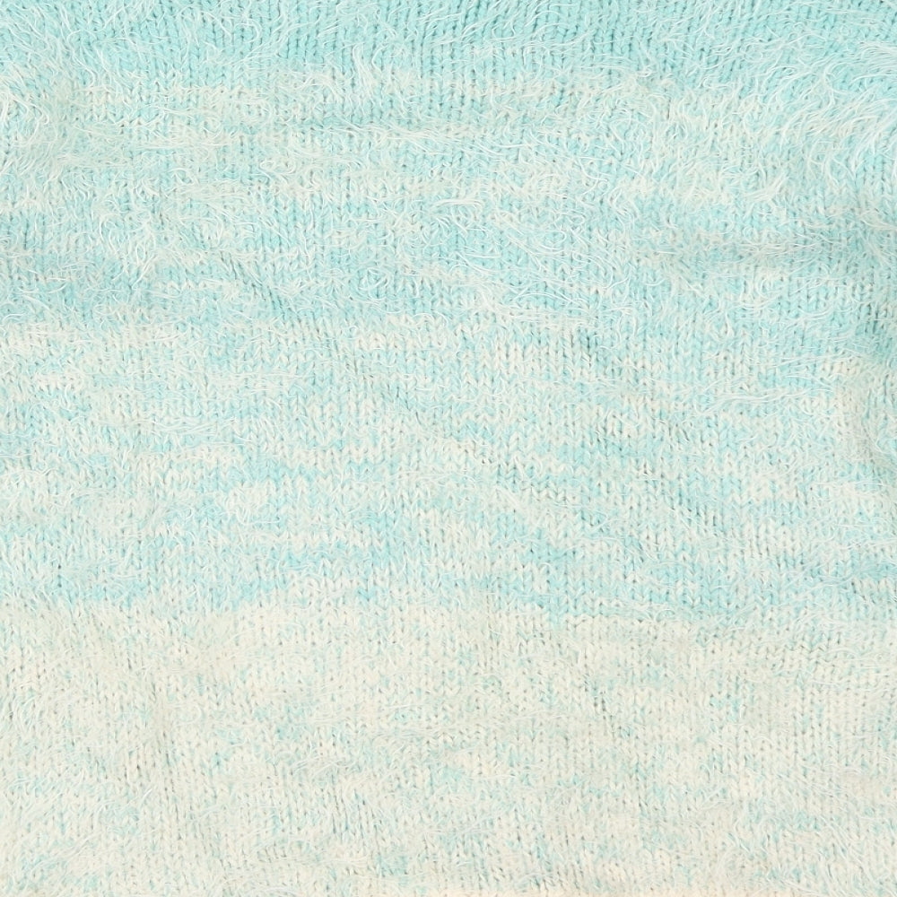 Brand and care label for @Republic women’s blue jumper, size XS