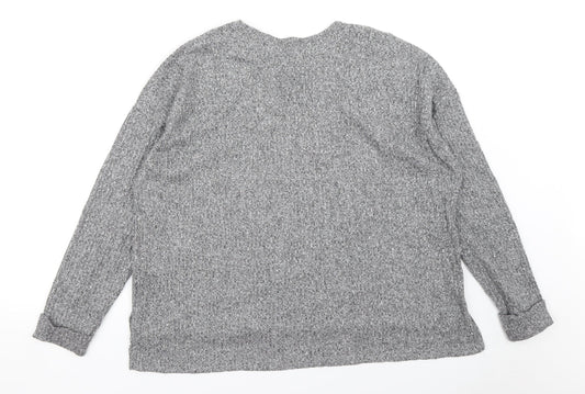 Primark Womens Grey Pullover Jumper Size L