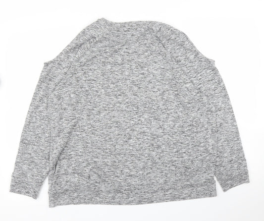 Womens UK Size 18 Papaya Grey Pullover Jumper