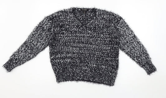 QED London Womens Black Pullover Jumper Size S