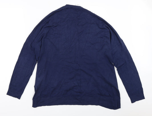 Womens UK Size L Vera Moda Blue Cardigan Jumper