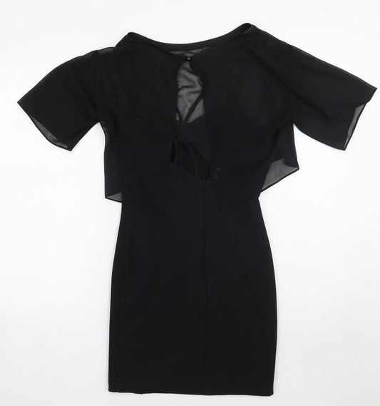Silence + Noise Womens Black A-Line Size S