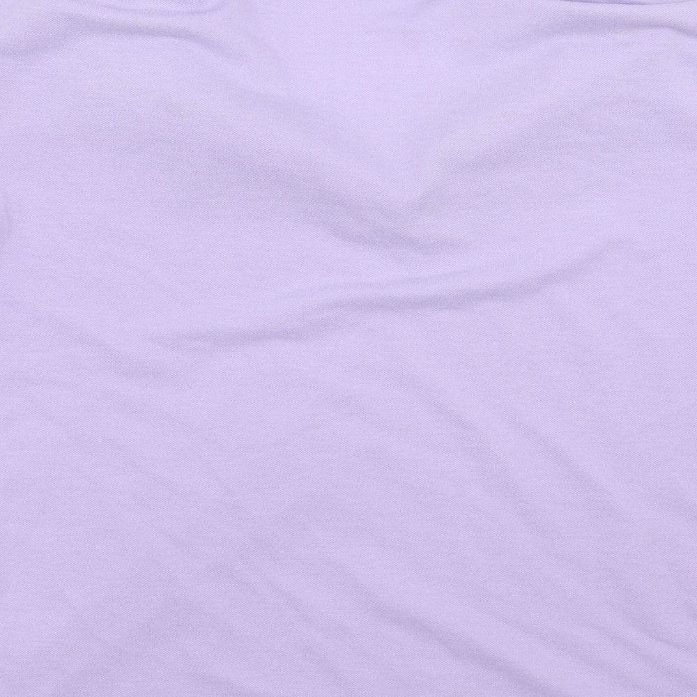 Womens UK Size S Preworn Purple Basic Polo