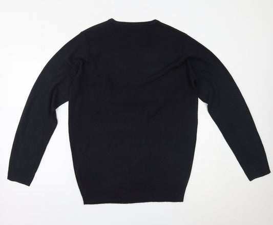 pep&co Mens Blue Pullover Jumper Size M