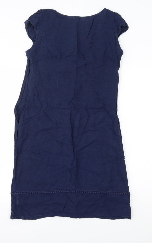 Marks and Spencer Womens Blue A-Line Size 8