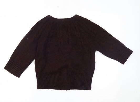 Womens UK Size 10 NEXT Purple Cardigan Jumper